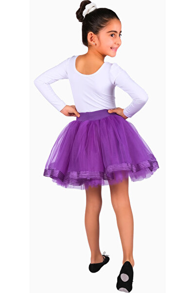LULLY KİDS Fusta tutu mov pentru fetiță Fusta costum