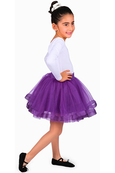 LULLY KİDS Fusta tutu mov pentru fetiță Fusta costum