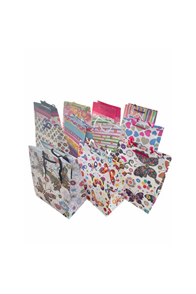 Flippy Set 12 Pungi de Cadou, Flippy, Diverse Modele, 18x23x10 cm