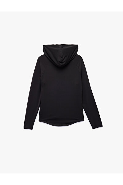 Koton Long Sleeve Hooded Oversize Sports Sweatshirt