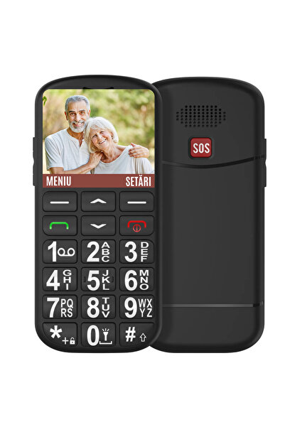 CZAY CZAY® Seniors' Mobile Phone with Large Keys, Romanian, Hungarian, Strong Volume, Large LCD Screen, 2G