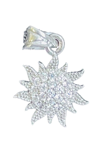 Toolsy Pandantiv din Argint 925 Jolie Silver, Model Soare cu Zirconii, 20 x 1...