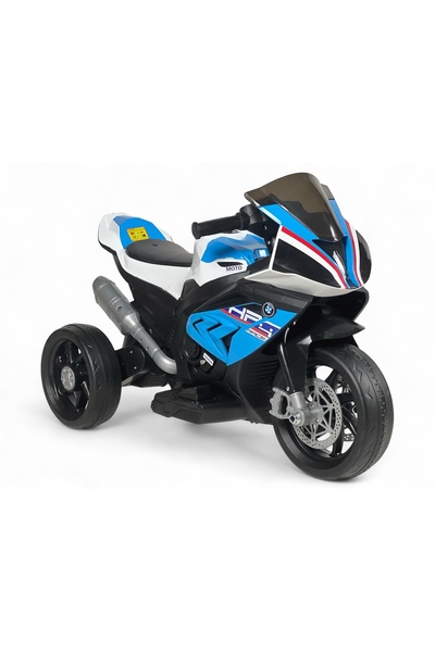 ALBADER Electric Ride On ATV for Kids 12V Rechargeable Battery with Sounds, Electric Motorcycle Ages 2-7 Old