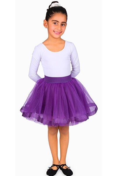 LULLY KİDS Fusta tutu mov pentru fetiță Fusta costum