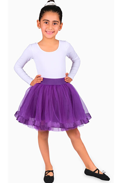 LULLY KİDS Fusta tutu mov pentru fetiță Fusta costum