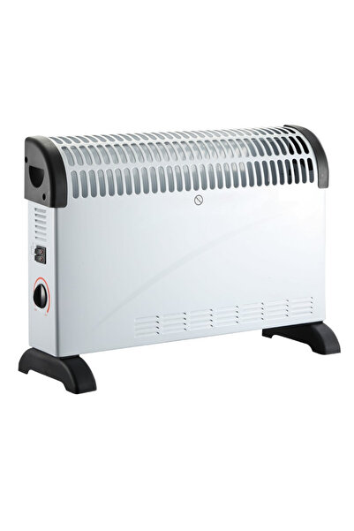 Toolsy Convector Electric Clasic, Flippy, 2000W, 3 Trepte de Putere, Termostat, 53x19.8x38 cm, Alb