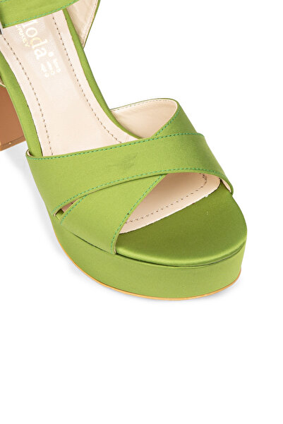 Deery Women's Green Evening Dress Shoes