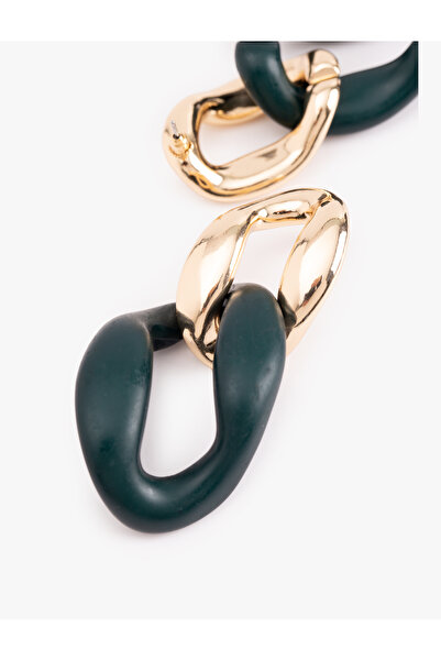 Koton Sallantılı Geometrik Küpe