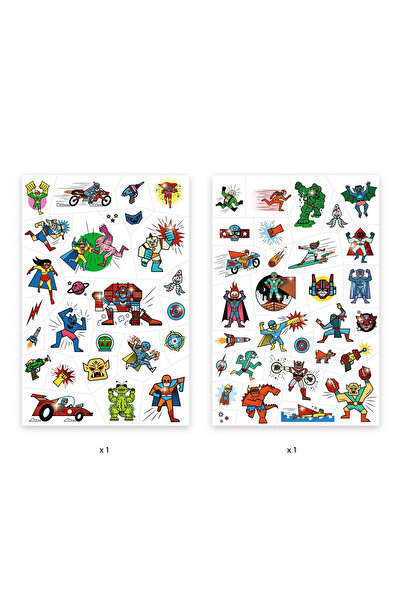 djeco Superhero Tattoos,