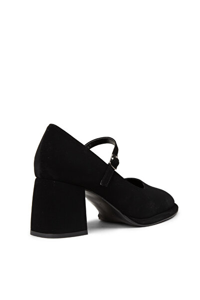 Deery Women's Black Daily Heeled Shoes