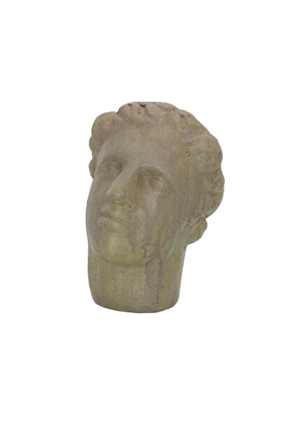 Greenmall Prens Büst Saksı Kahverengi