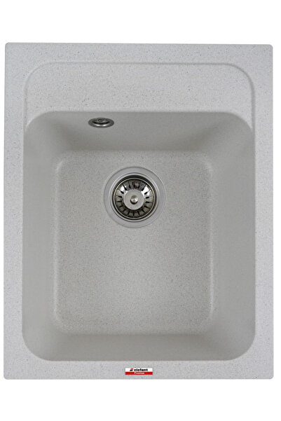 elefant Chiuveta din compozit de granit pentru bucatarie Alb PREMIUM 4050 KORRADO