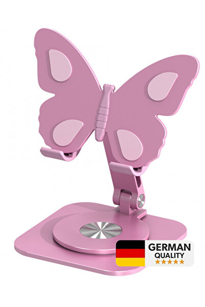 WANNA PROTECT Kelebek Figürlü Metal 360 Derece Tutucu Masa üstü Yüksek Kalite...