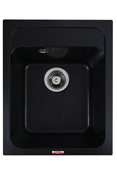 elefant Chiuveta din compozit de granit pentru bucatarie negru metalic PREMIUM 4050 KORRADO