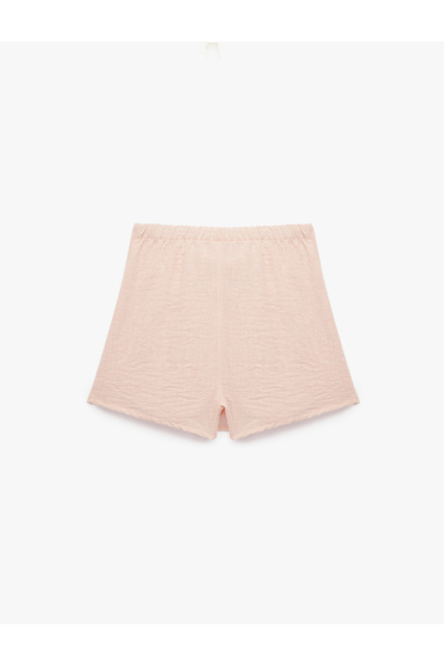 Koton Beli Lastikli Basic Şort Etek