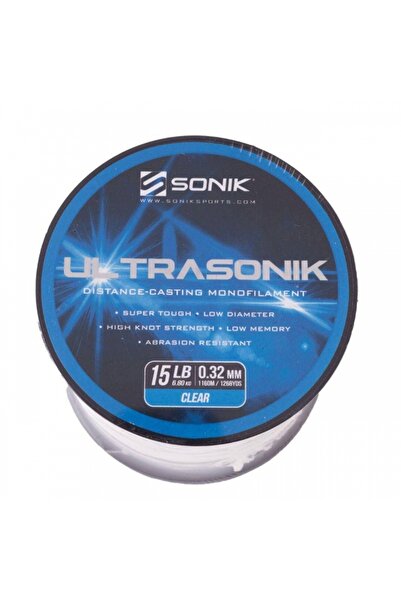 SONİK Monofilament Ultrasonik Clear 8.16kg - 975m - 0.35mm