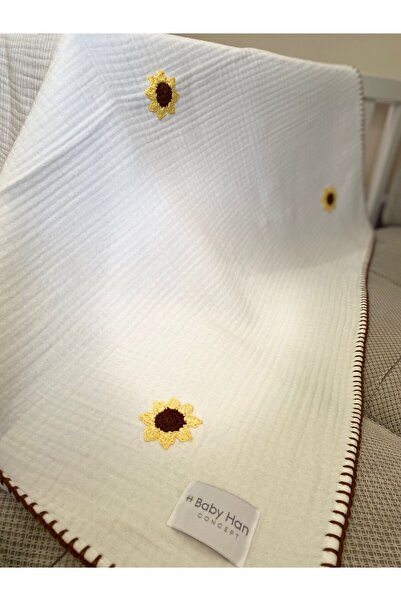BABY HAN CONCEPT Muslin 4 Layer 100X100 cm Baby & Kids Multi-Purpose Muslin Cover 100% Organic Cotton