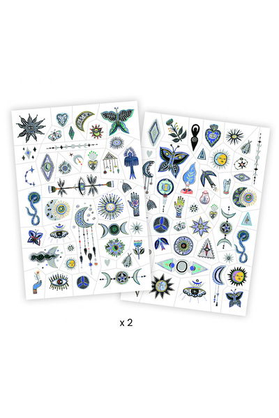 djeco Magical Symbols Tattoos,