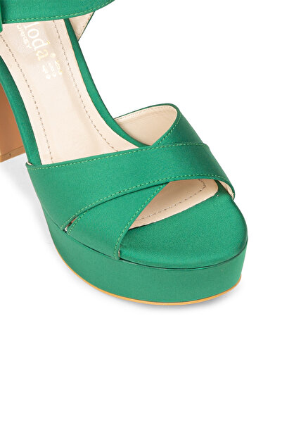 Deery Women's Green Evening Dress Shoes