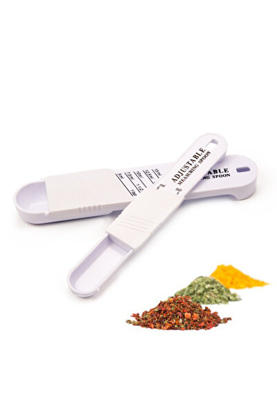 Flippy Set doua linguri masurare ajustabile Flippy, material ABS, 16x3.5x1.6 cm, alb