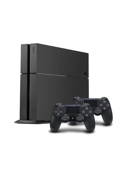 Sony Playstation 4 FAT 500GB Console, with 2 Dualshock Controller - Black