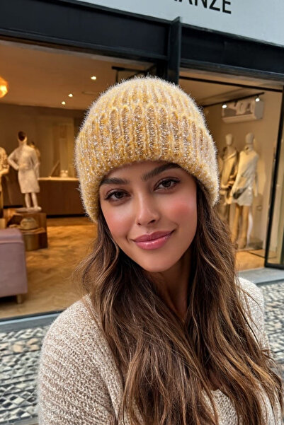 LAGRANZE Premium Simli Kadın Bere