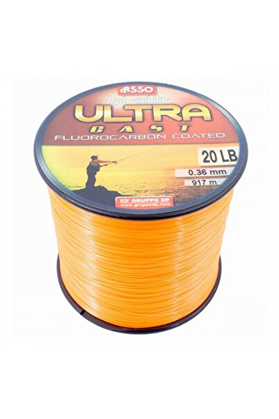 ASSO Fir monofilament 1000m Ultra Cast Portocaliu