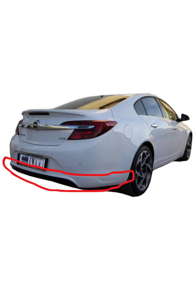 TÜRKSET Opel İnsignia (2014-2016) Makyajlı Arka Tampon Eki - Difüzör (Plastik...