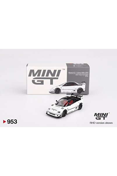 mini gt مازدا AZ-1 ليبرتي ووك LB40 بيضاء 2024 معرض طوكيو للسيارات 953
