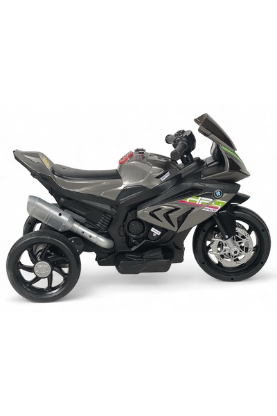 ALBADER Electric Ride On ATV for Kids 12V Rechargeable Battery with Sounds, Electric Motorcycle Ages 2-7 Old