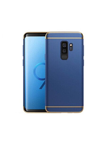 Flippy Husa Samsung Galaxy S9 Luxury Plating 3 in 1 Albastru