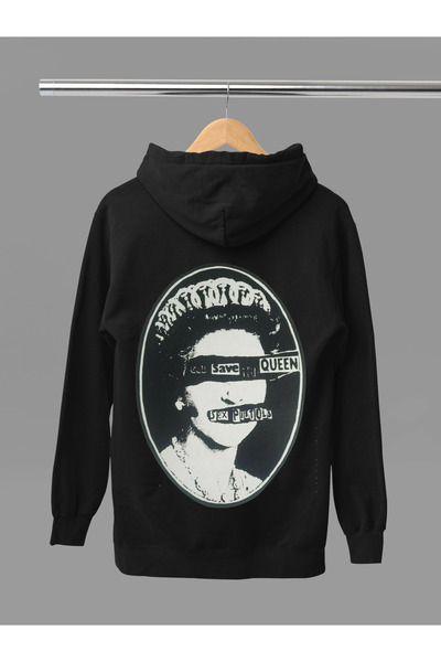 MAGORS سترة روك قطنية مطبوعة بتصميم المسدسات بأكمام طويلة وياقة مطوية بثلاث خيوط