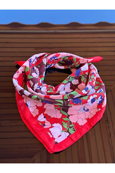 NFS BUTİK Brand Model Patterned Scarf Models