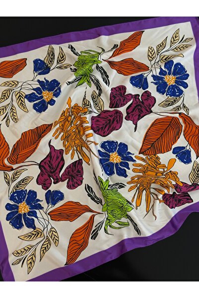 NFS BUTİK Brand Model Patterned Scarf Models