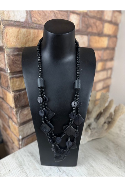 SEDEF TAKI ahşap doğal el yapımı kolye