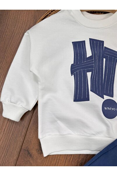 ADDA High-Printed Cotton Circular Neck Beanie 3-Piece Baby Boy Set