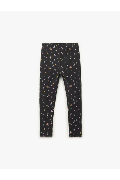 Koton Camisole Floral Patterned Cotton Leggings