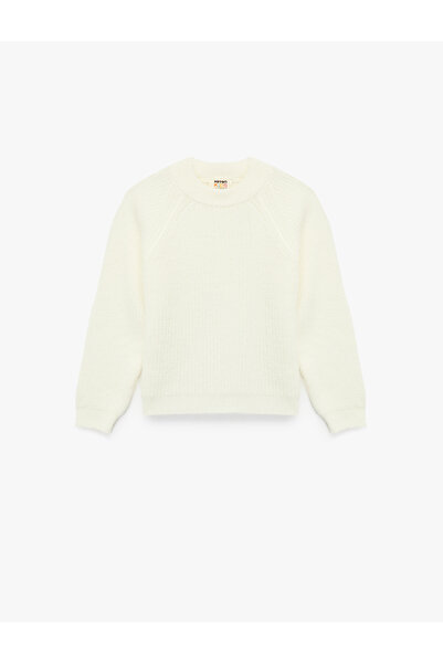 Koton Pulover de bază cu mânecă lungă și decolteu