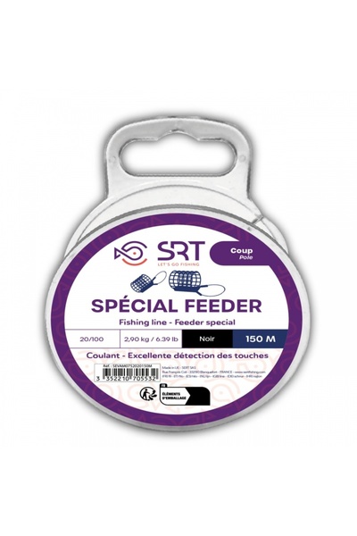 SRT Fir monofilament 150m Special Feeder Negru 2.90kg 0.20mm