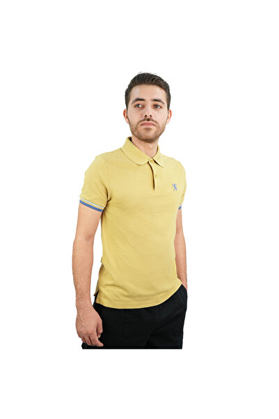 Giordano Men's Performance Polo: Classic Piqué, Tipped Collar, Embroidered Detail