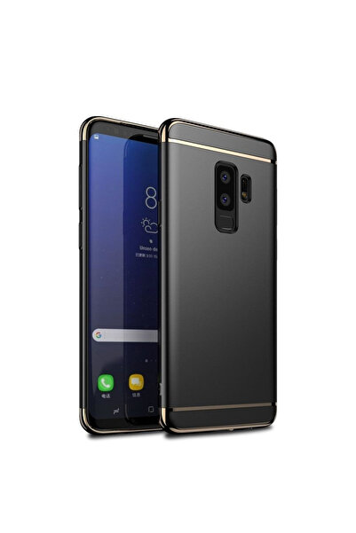 Flippy Husa Samsung Galaxy S9 Plus Luxury Plating 3 in 1 Negru