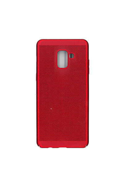 Flippy Husa Samsung Galaxy A8 2018 Ultra Slim cu aerisire Rosu