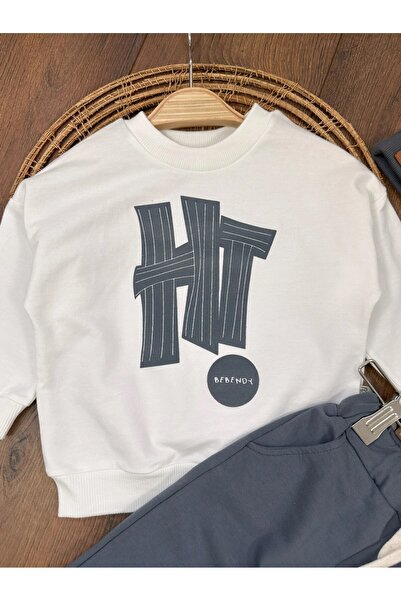 ADDA High-Printed Cotton Circular Neck Beanie 3-Piece Baby Boy Set