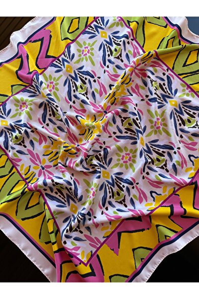 NFS BUTİK Brand Model Patterned Scarf Models