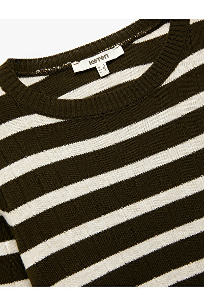 Koton Long Sleeve Crew Neck Knitwear Sweater