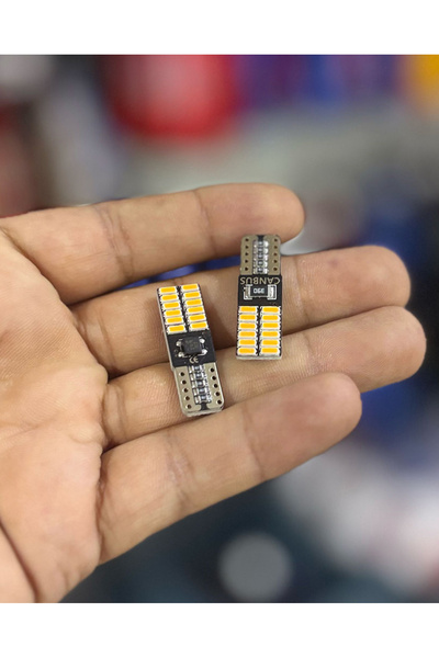 Bigohobi Oto 24LED Ampul 2'li Set, T10 Model 12V Turuncu Işık, Fren, Park, Si...