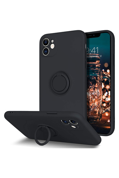 Toolsy Husa protectie Flippy compatibila cu Apple iPhone 11 Liquid Silicone R...