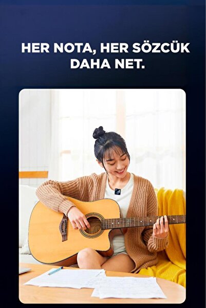 Torima F11-2 Type-C + Lightning + Aux 2li 3in1 Kablosuz Yaka Mikrofonu