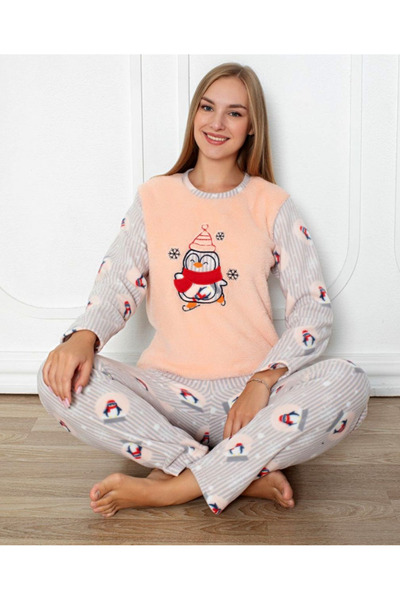 Star Fashion Cocolino women's pajamas, thick for winter, comfortable and warm model