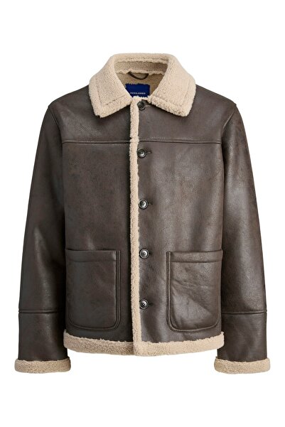 Jack & Jones 12282946 Fur Leather Jacket